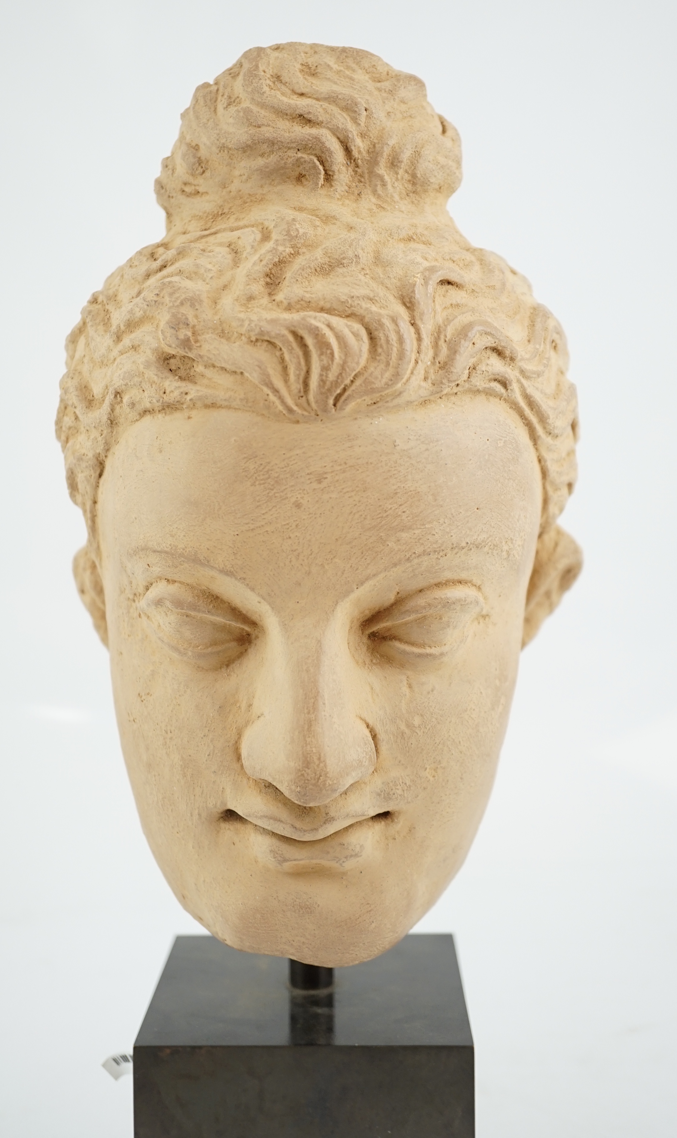 A stucco head of Buddha, Gandhara, Kushan period, 3rd/4th century AD